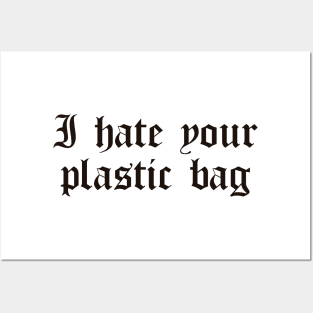 Plastic bag Posters and Art